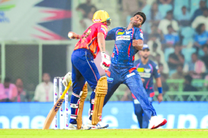 आईपीएल 2024 : मयंक यादव के तीन विकेटों की बदौलत एलएसजी ने पंजाब किंग्स को 21 रन से हराया