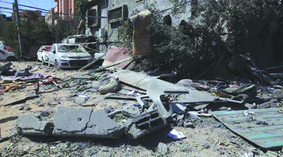 गाजा में इजरायली हवाई हमले में 210 फिलिस्तीनियों की मौत