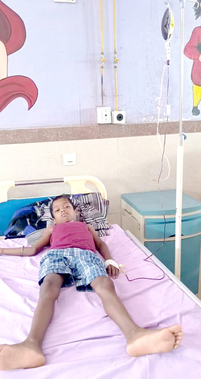 थैलीसीमिया पीडि़त बच्चे को किया गया नि:शुल्क रक्त प्रदाय  