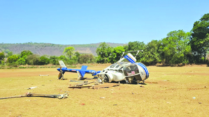 महाराष्ट्र में शिवसेना नेता को लेने जा रहा हेलीकॉप्टर हुआ दुर्घटनाग्रस्त, पायलट सुरक्षित
